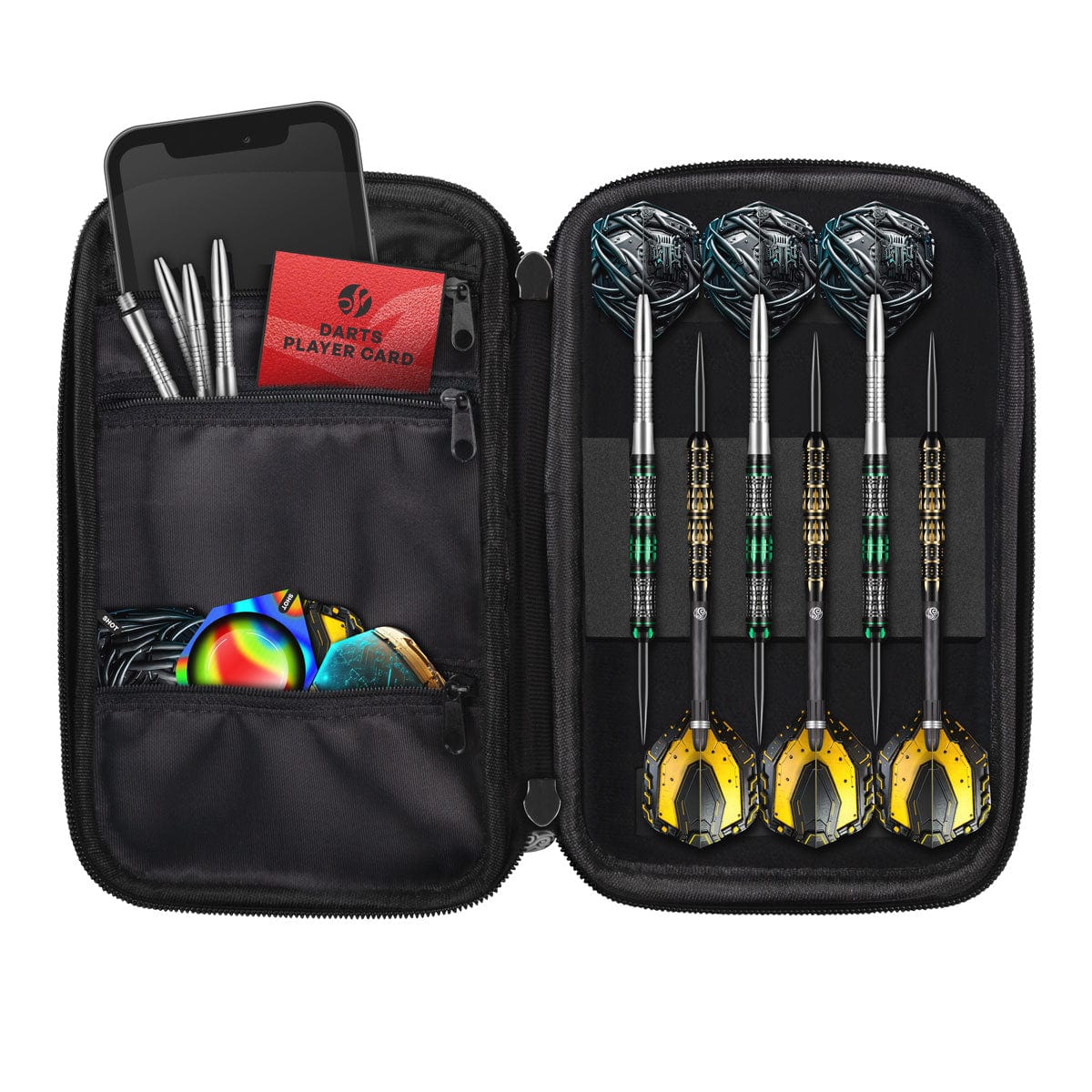 Shot Darts AI Cyberpunk Tactical Dart Case - Two Set Wallet