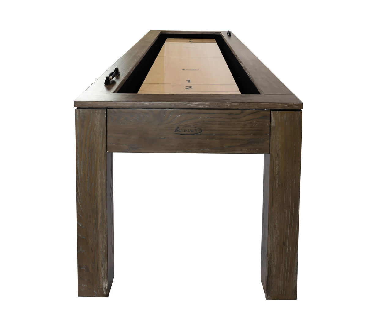 Legacy Baylor 12 ft Shuffleboard Table, Rustic Series detail