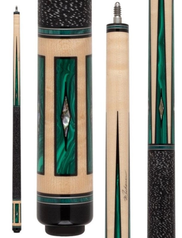 Pechauer P19-R Pro Series Pool Cue - No-Stain Figured Maple