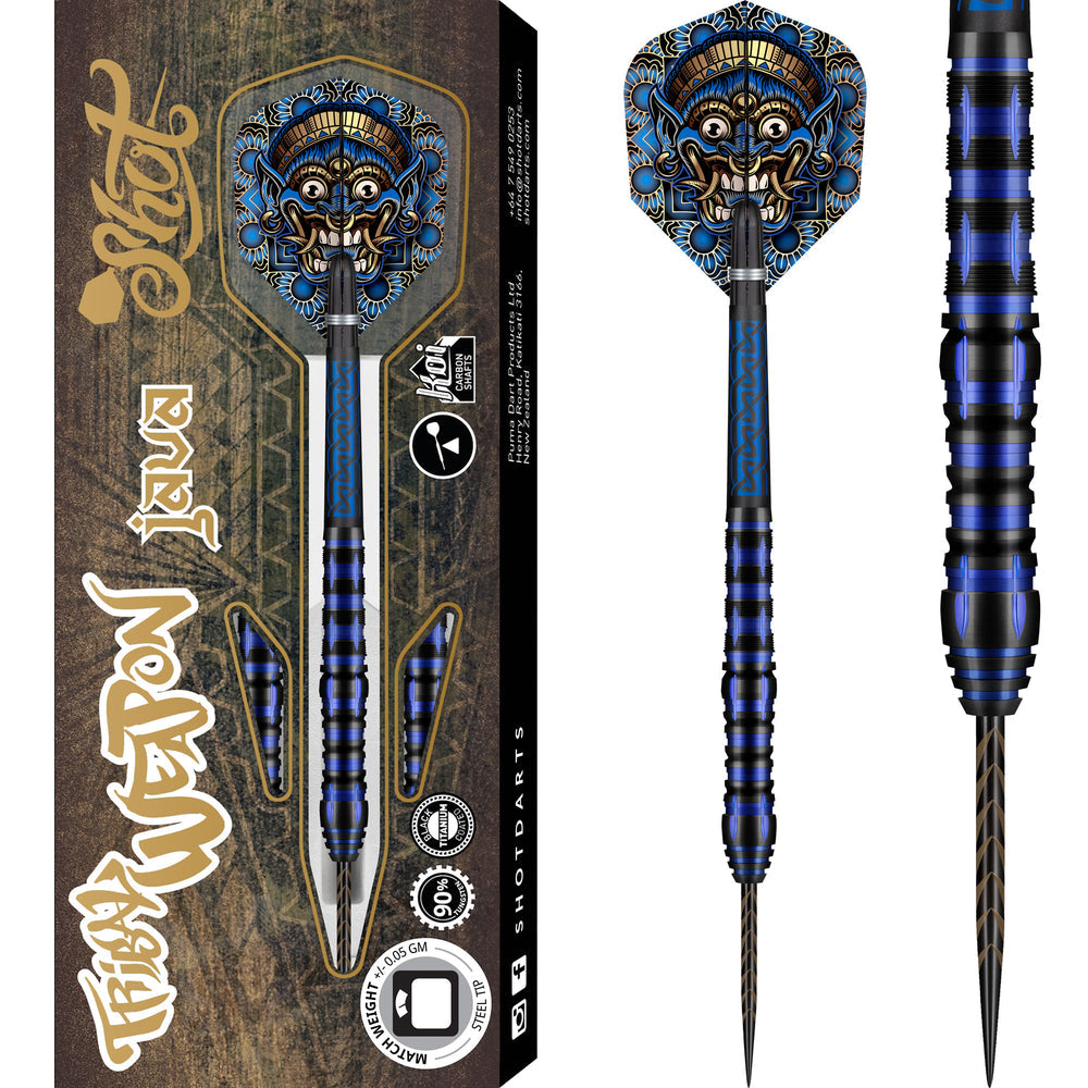 Shot Tribal Weapon Java steel tip darts