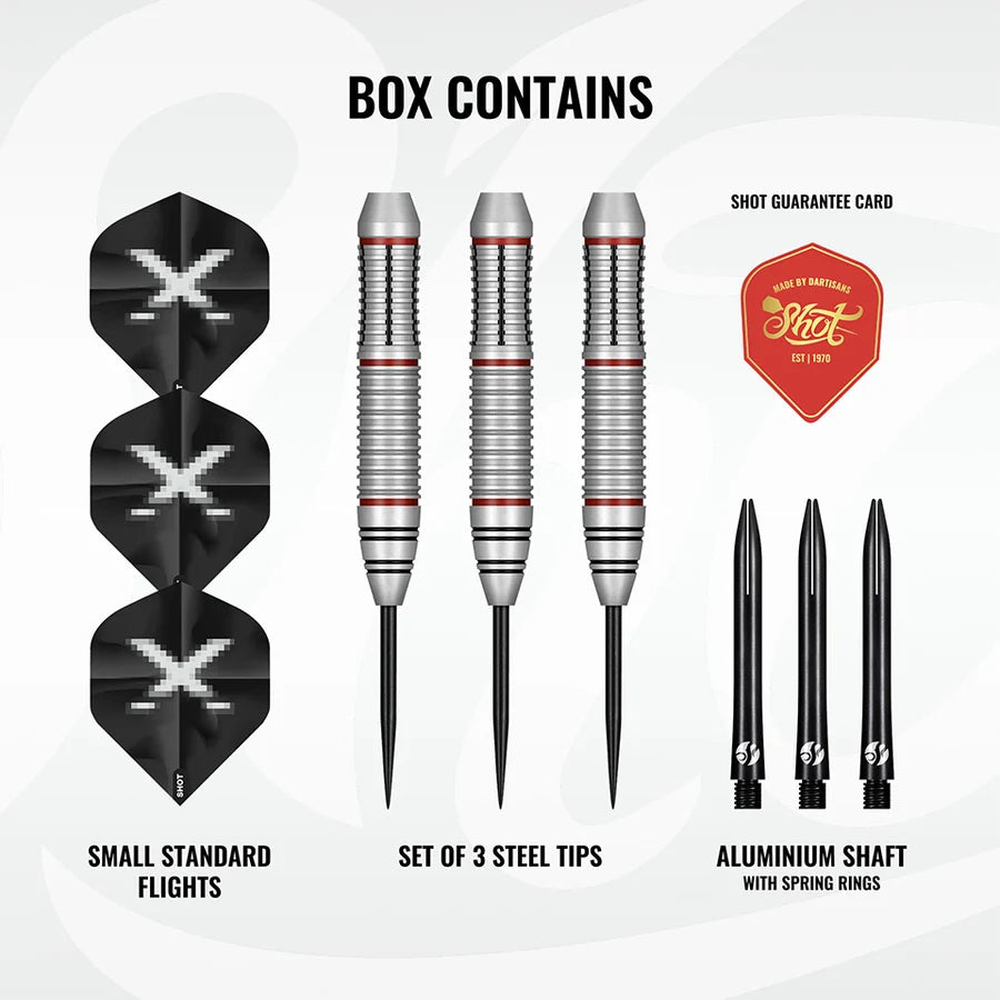 Shot X-Control Steel Tip Darts