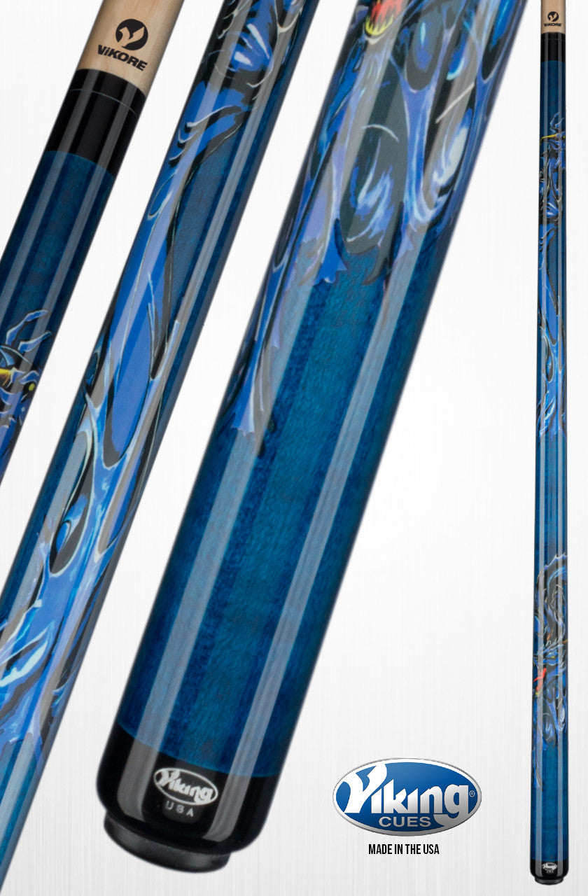 Viking Blue Dragon Cue