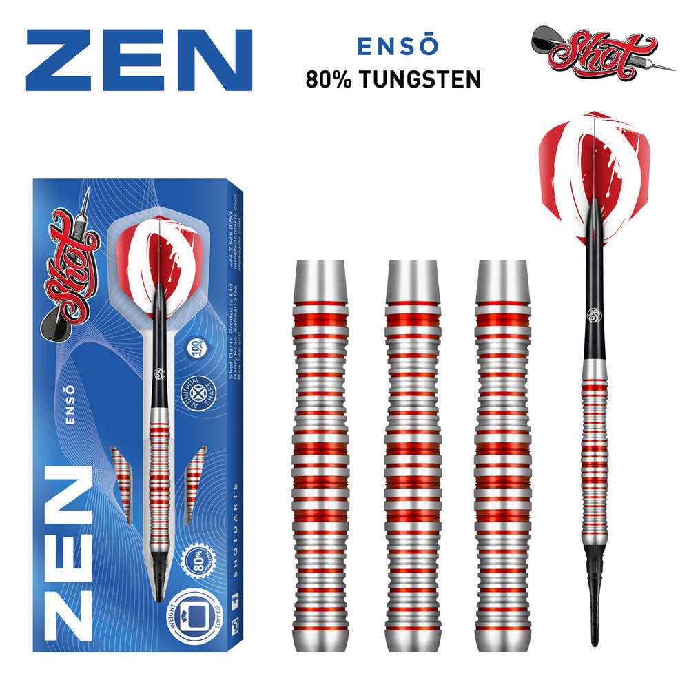 Shot Zen Enso soft tip dart set