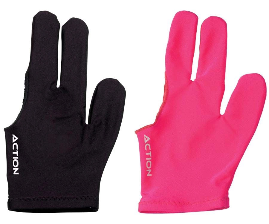 Action pool billiard shooting glove