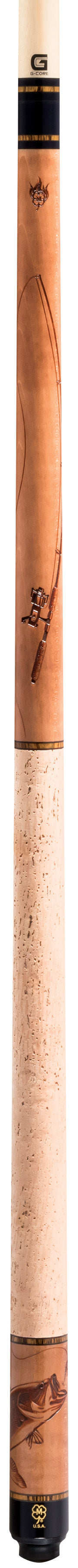 McDermott G439-G03 Wildfire 3-D Fishing Pool Cue, 19 oz