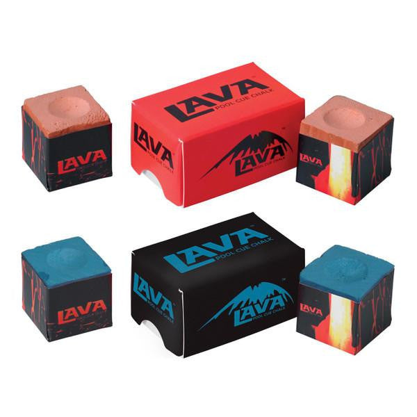Lava performance billiard chalk 2 piece box