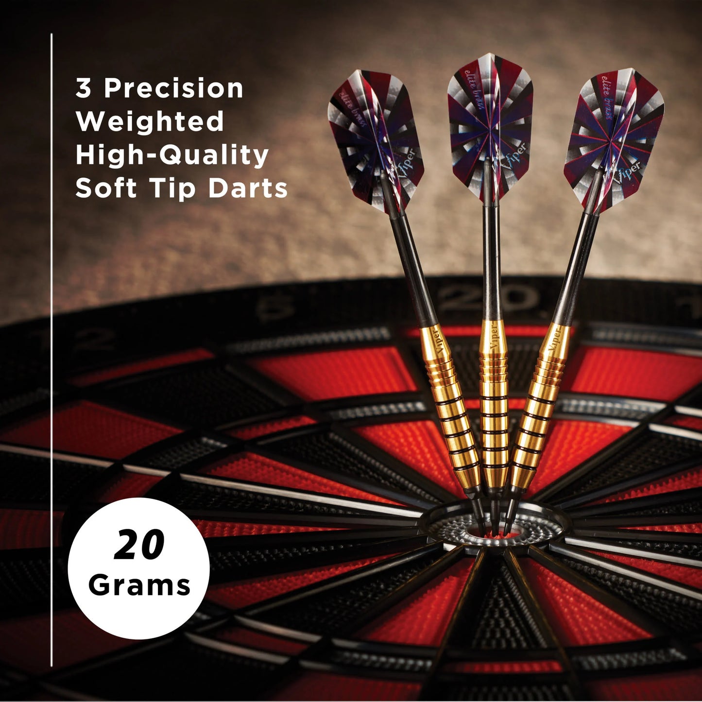 Viper Elite Brass Soft Tip Dart Set