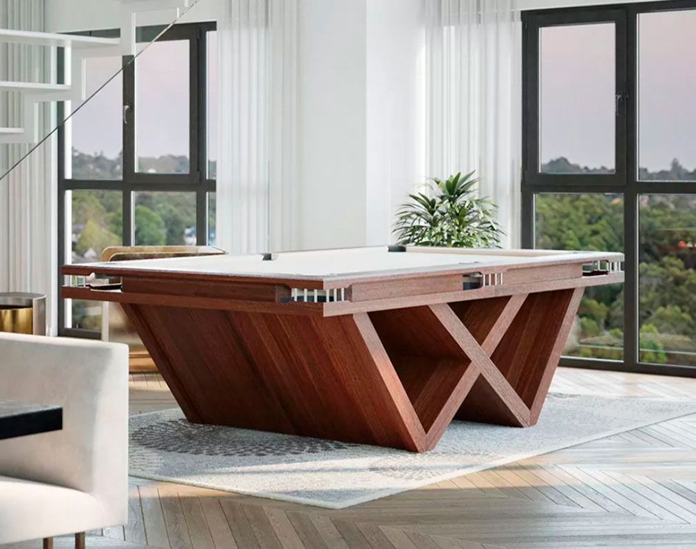 pool table in hall room