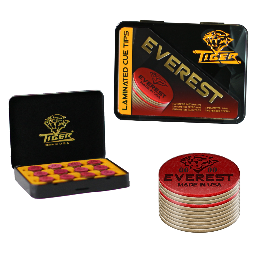 Tiger Everest laminated cue tip