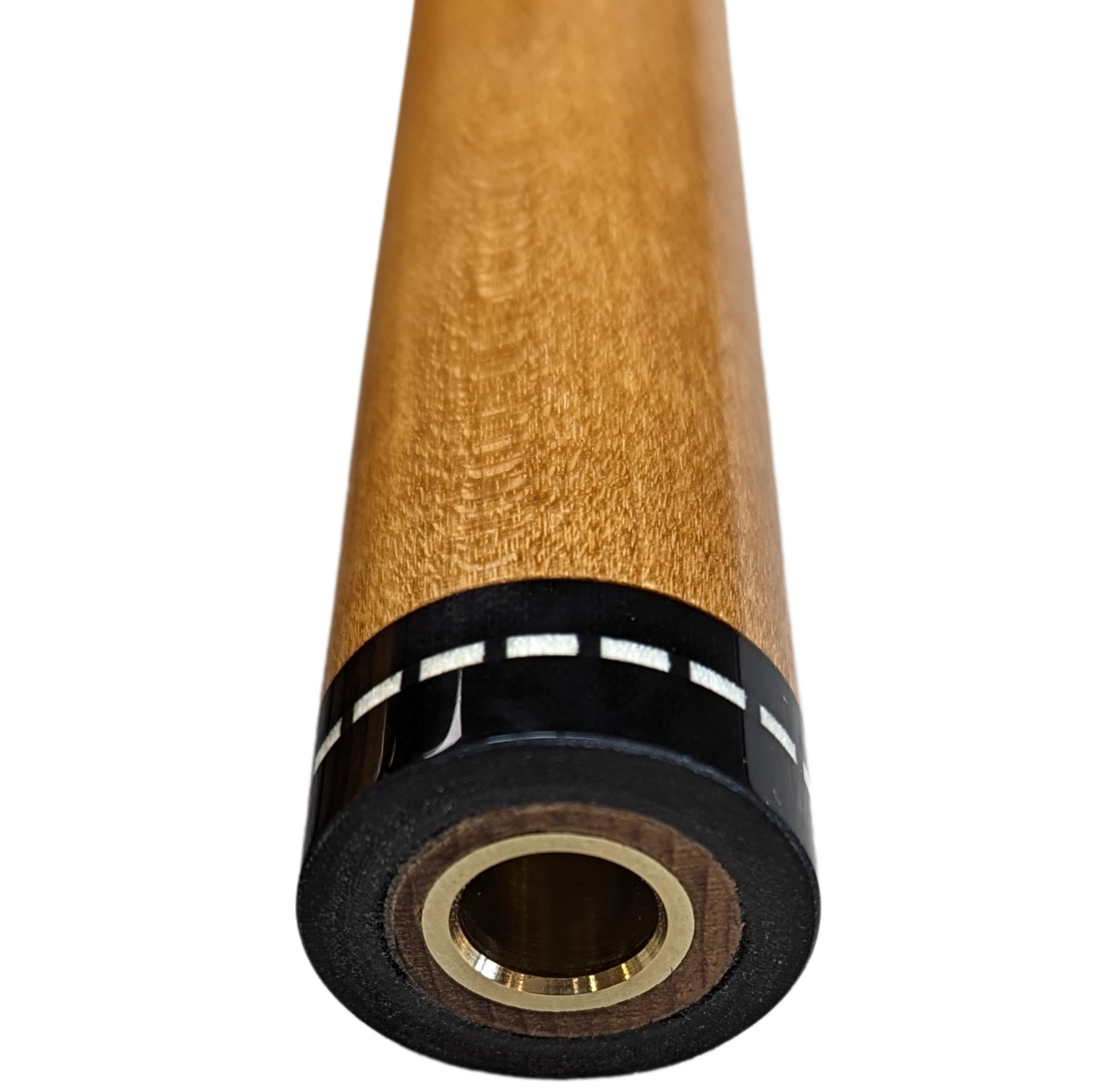 Pechauer Kielwood shaft joint end with black collar and stitched ring