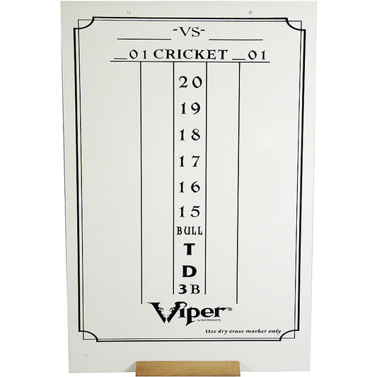 Viper large dry erase cricket dart scoreboard