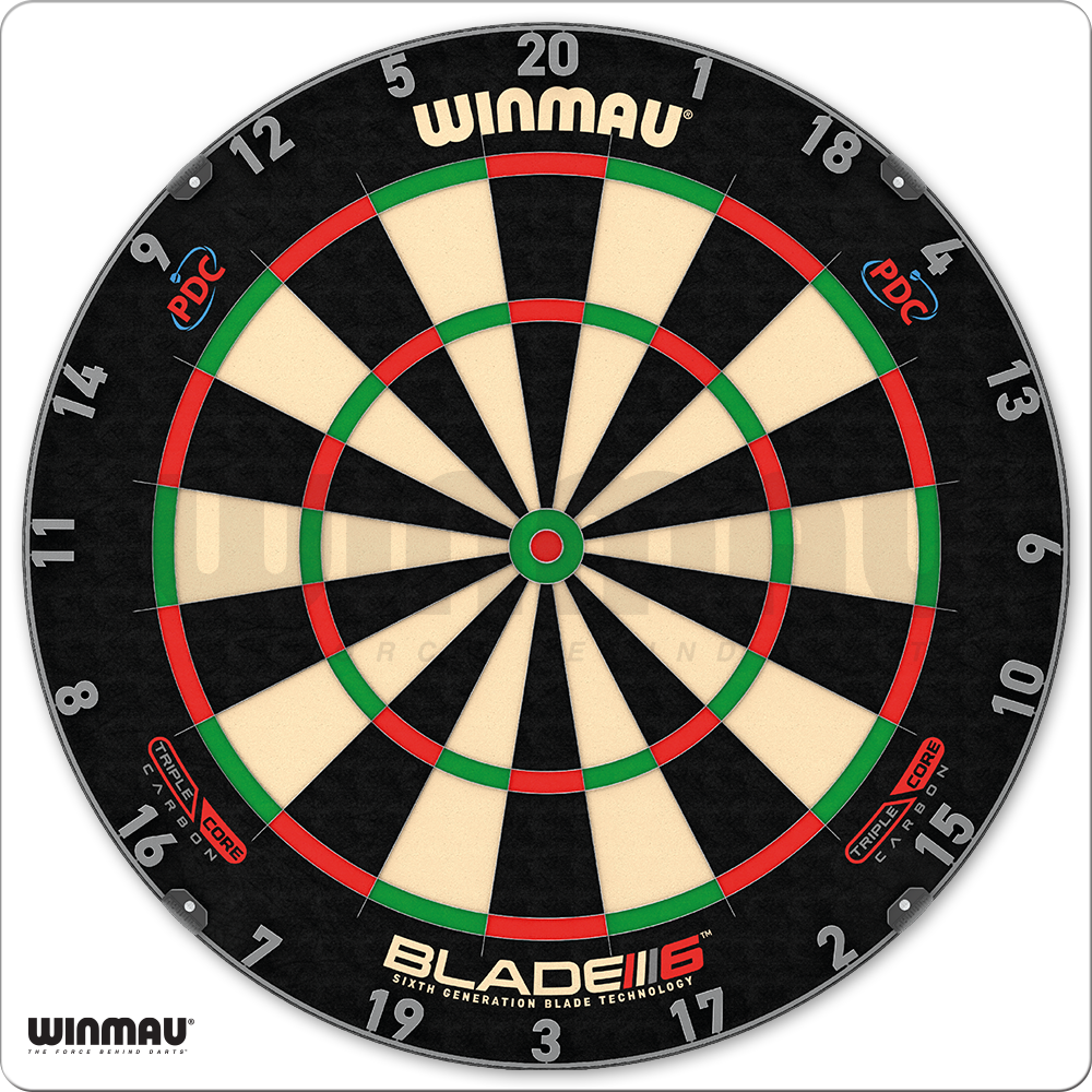 Winmau Blade 6 Triple Core Carbon Bristle Dartboard