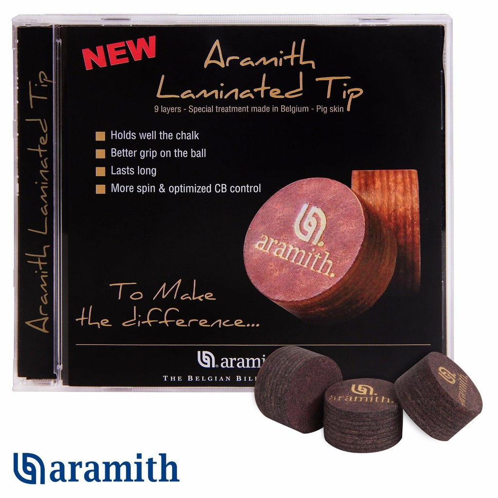 Aramith laminated pool cue tip
