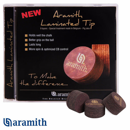 Aramith laminated pool cue tip