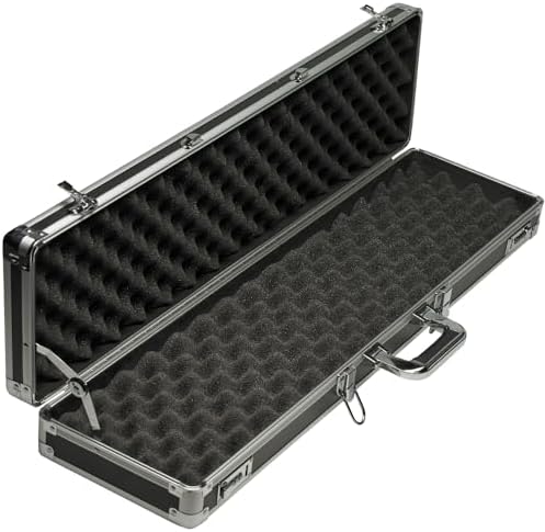Action ACBX21 3x4 box cue case open showing foam lined interior