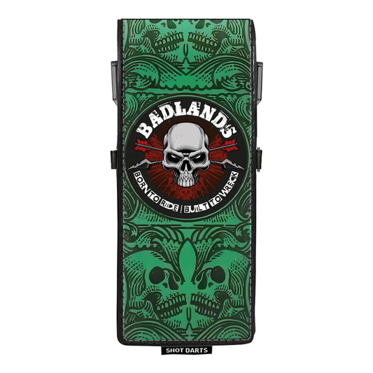 Shot Badlands Inked green dart wallet
