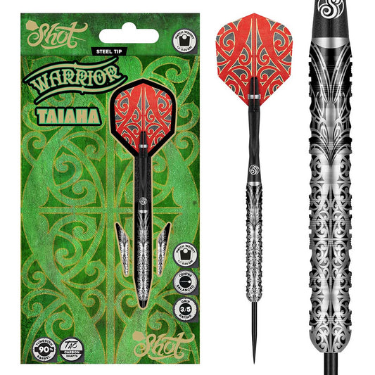 Shot Warrior Taiaha steel tip dart set