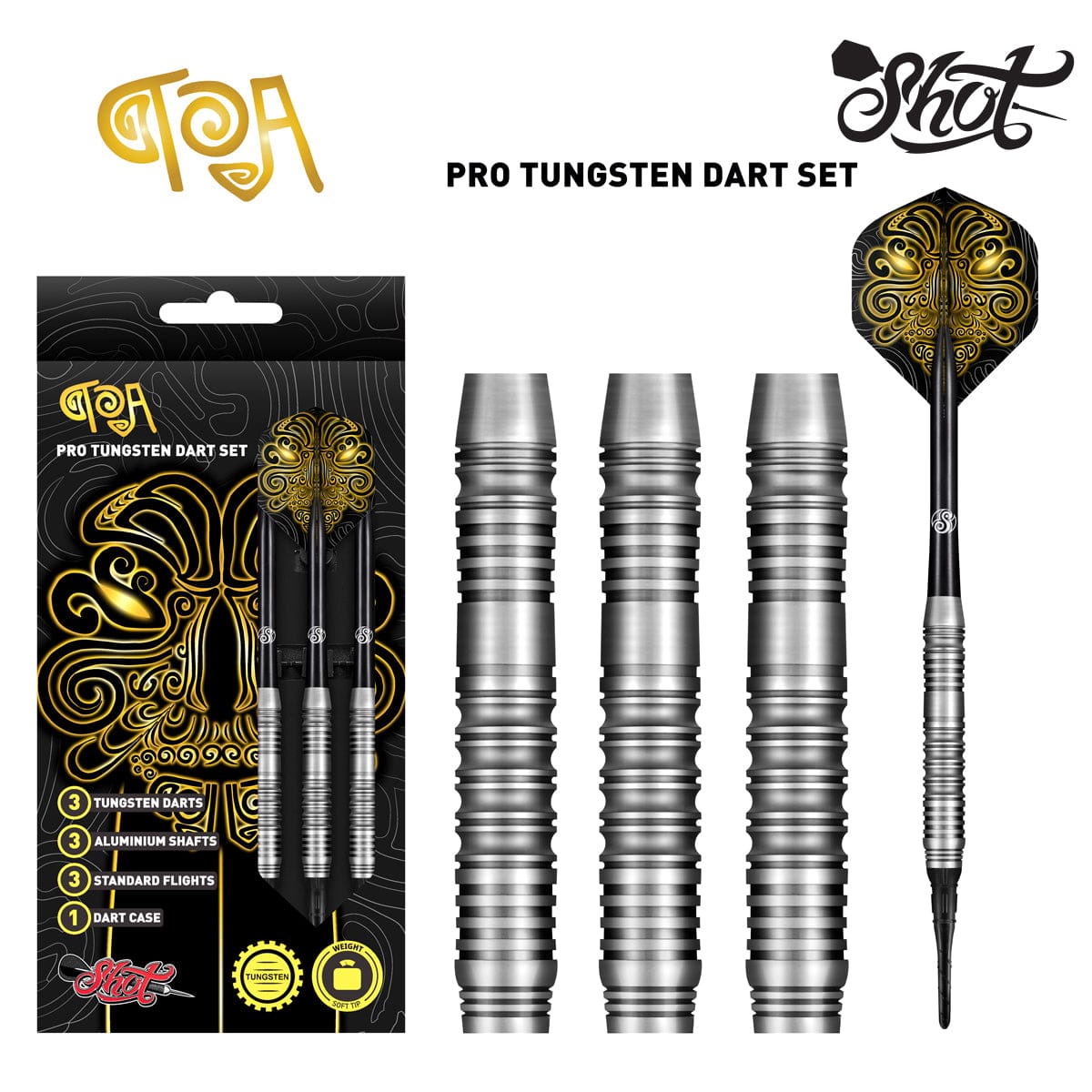 Shot Toa soft tip dart set