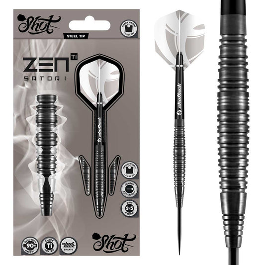 Shot Zen Satori steel tip dart set