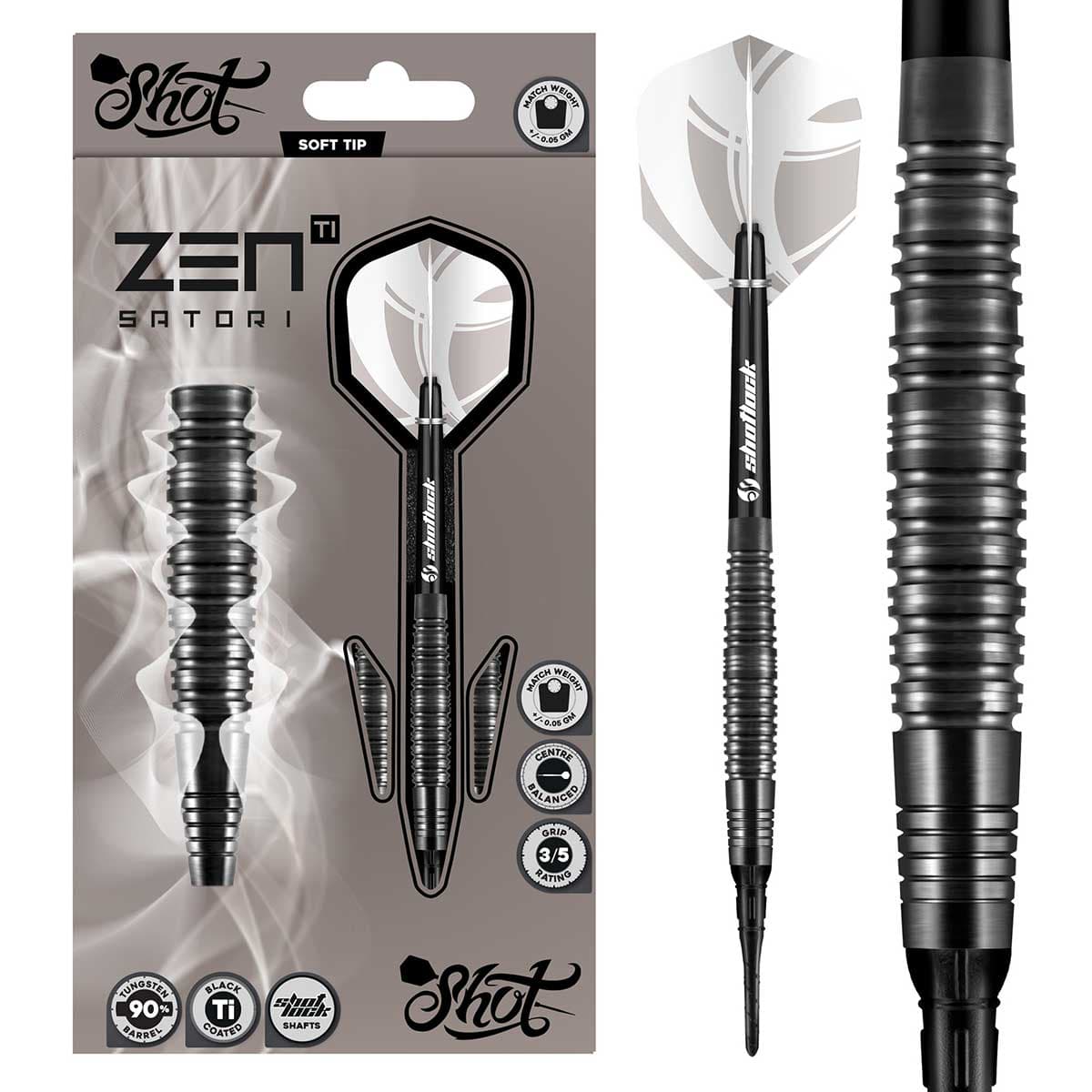 Shot Zen Satori soft tip dart set