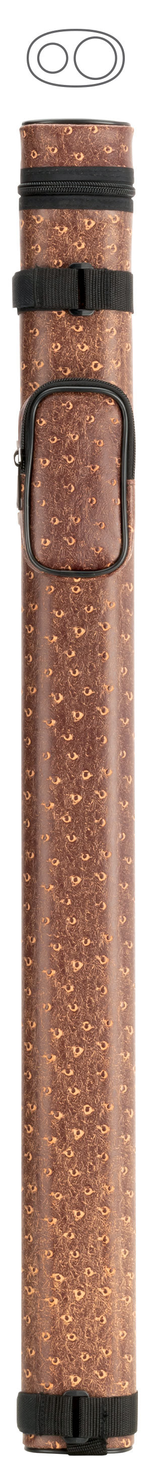 McDermott 1x1 Oval Cue Case