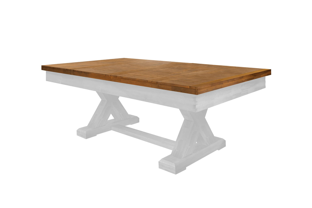 Legacy 8 ft outdoor dining top in Natural Acacia