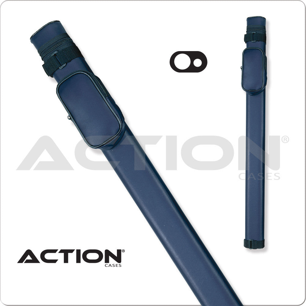 Action AC11 1x1 hard cue case in blue