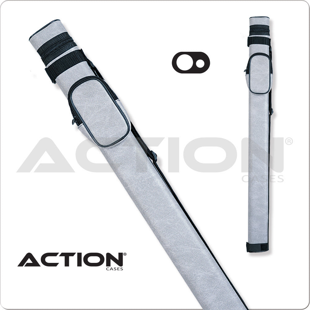 Action AC11 1x1 hard cue case in light grey