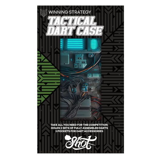 Shot Darts AI Cyberpunk Tactical Dart Case - Two Set Wallet