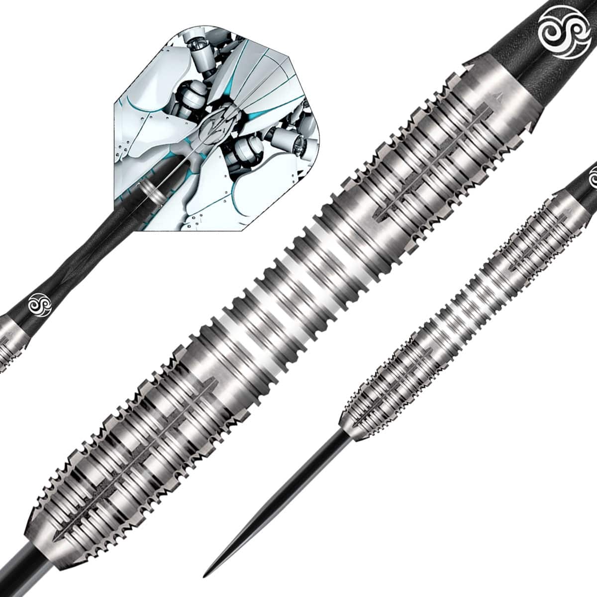 Shot Darts AI Scorpula Steel Tip Dart Set - 90% Tungsten