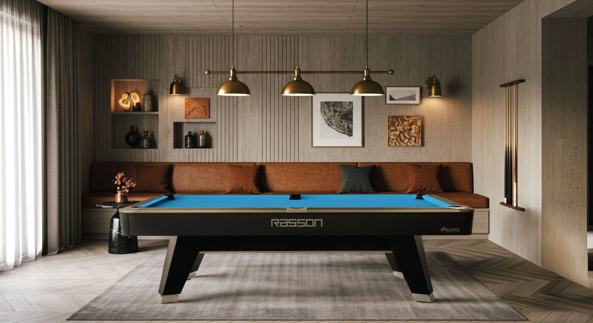 Rasson Acurra Pool Table in Strong Black