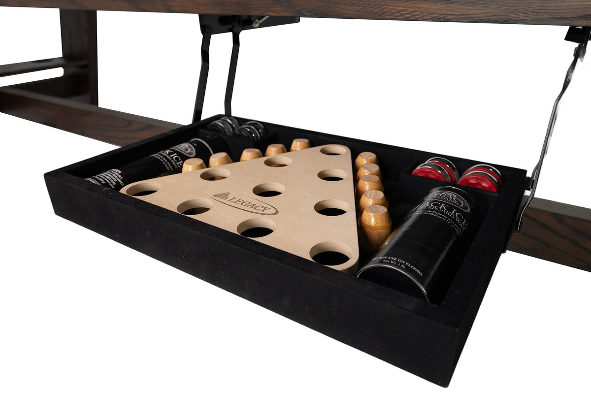 Legacy Barren 9 ft Shuffleboard Table detail