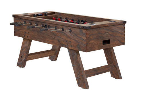 Legacy Barren foosball table Whiskey Barrel