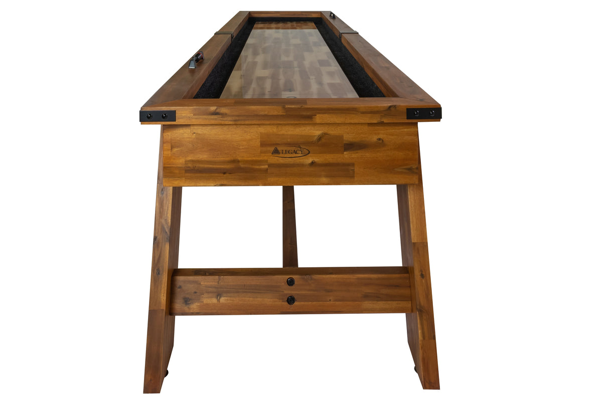 Legacy Barren 9 ft Indoor Outdoor Shuffleboard Table detail