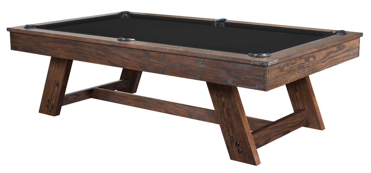 Legacy Barren Pool Table in Whiskey Barrel