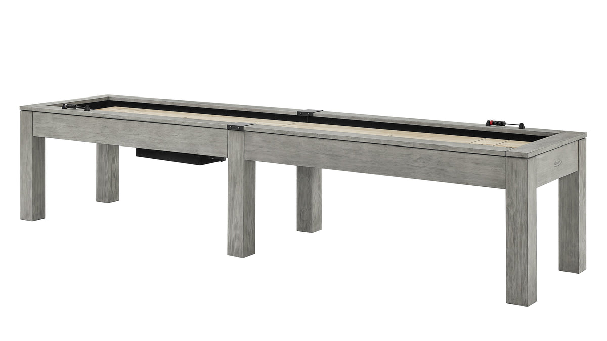Legacy Baylor 12 ft Shuffleboard Table, Modern Series in Ash Grey Indoor
