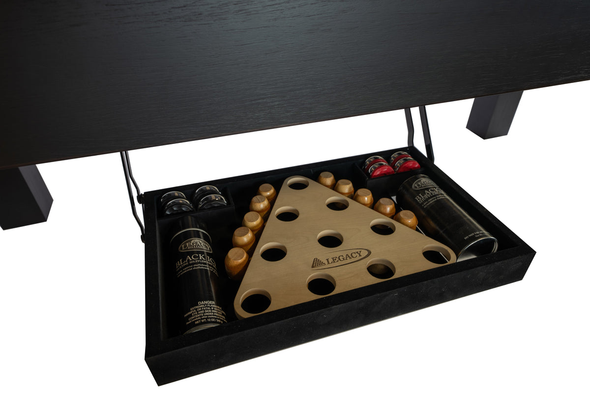 Legacy Baylor 12 ft Shuffleboard Table, Modern Series detail
