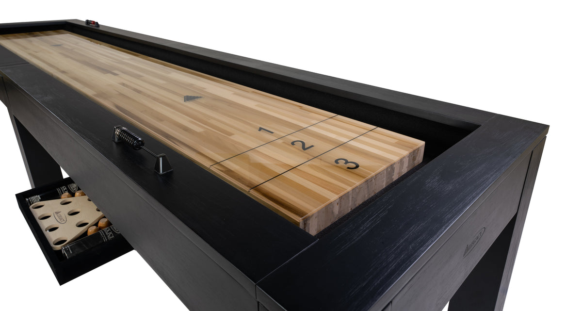 Legacy Baylor 12 ft Shuffleboard Table, Modern Series detail
