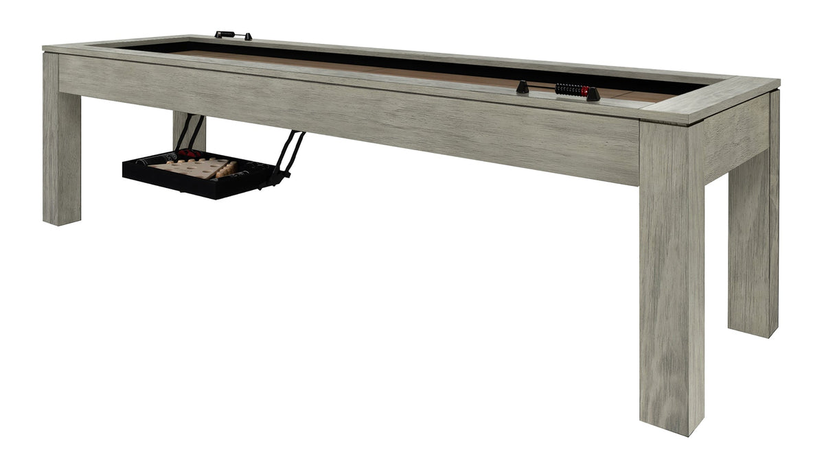 Legacy Baylor 9 ft Shuffleboard Table, Modern Series in Ash Grey Indoor