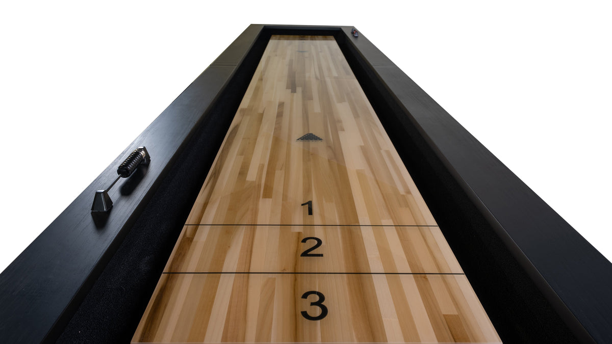 Legacy Baylor 9 ft Shuffleboard Table, Modern Series detail