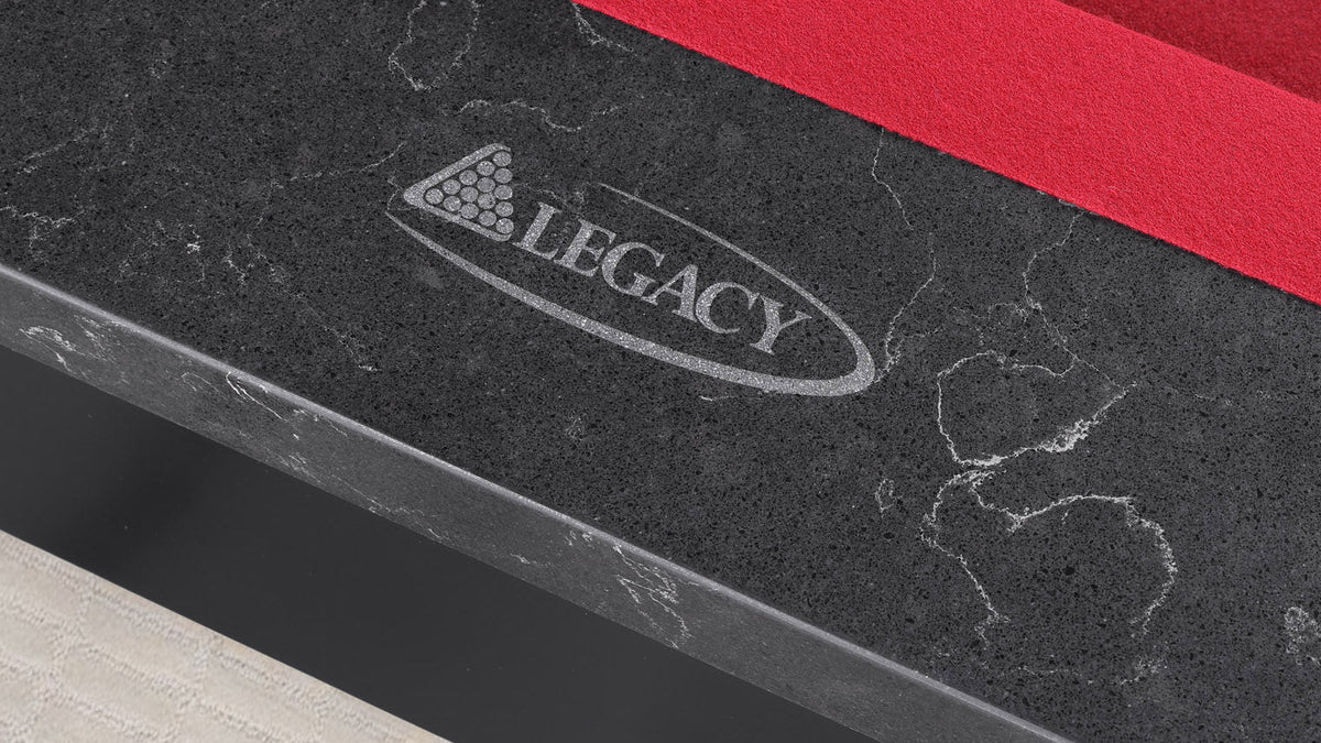 Legacy 8' Baylor Pool Table w/ Stone Rails