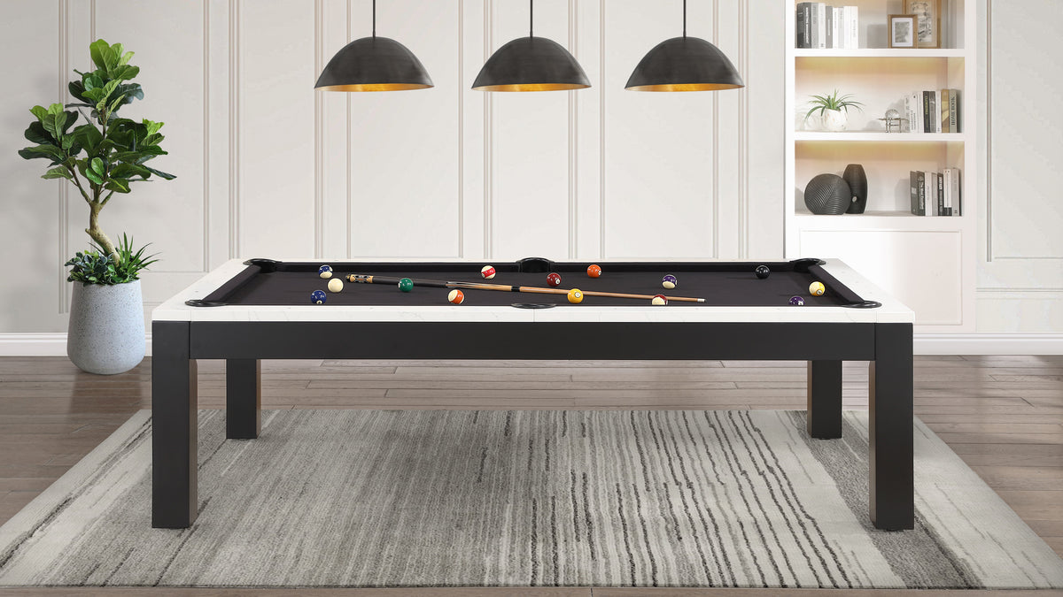 Legacy 8' Baylor Pool Table w/ Stone Rails