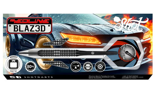 Shot Redline BLAZ3D Soft Tip Dart Set - 20g