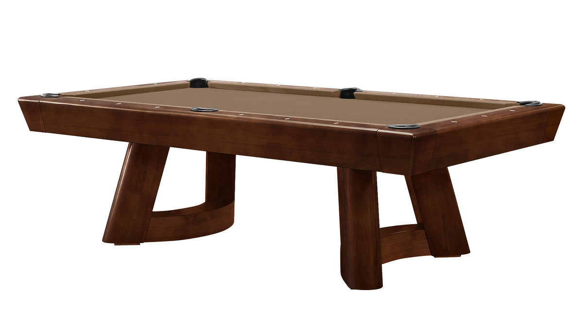 Legacy Caney Pool Table in Nutmeg