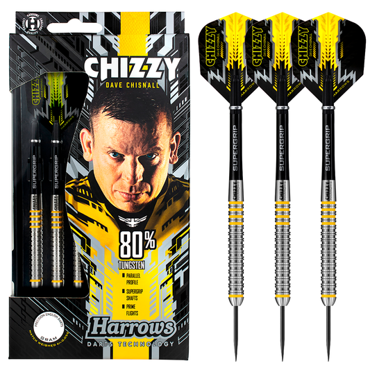 Harrows Chizzy 80 steel tip darts
