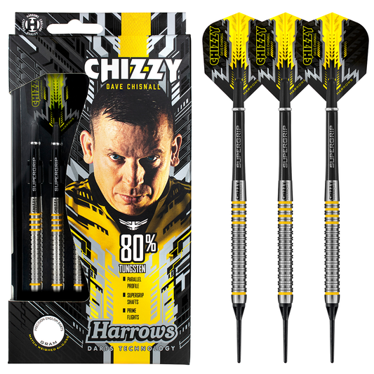 Harrows Chizzy 80 soft tip darts