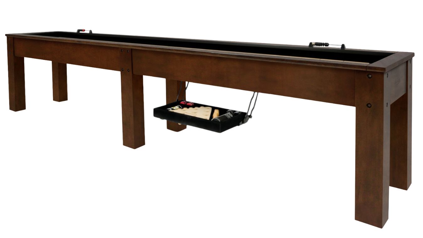 Legacy Colt 12ft Shuffleboard - Nutmeg finish