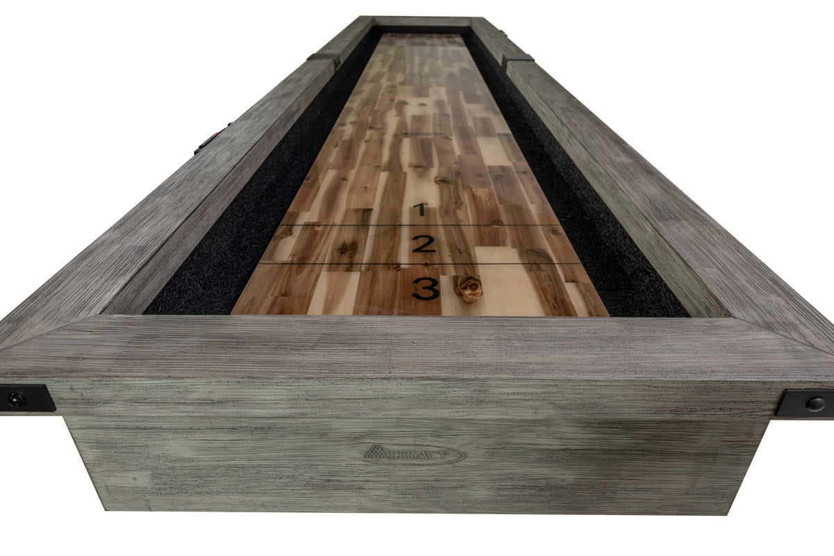 Legacy Cumberland 12 ft Indoor Outdoor Shuffleboard Table detail