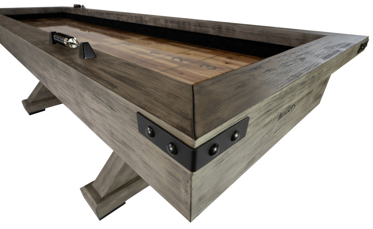 Legacy Cumberland 9 ft Indoor Outdoor Shuffleboard Table detail