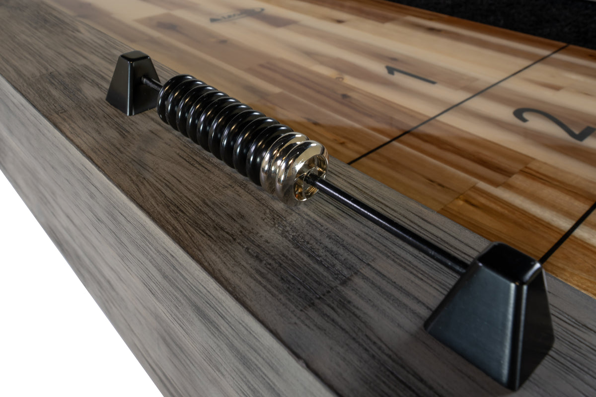 Legacy Cumberland 9 ft Indoor Outdoor Shuffleboard Table detail